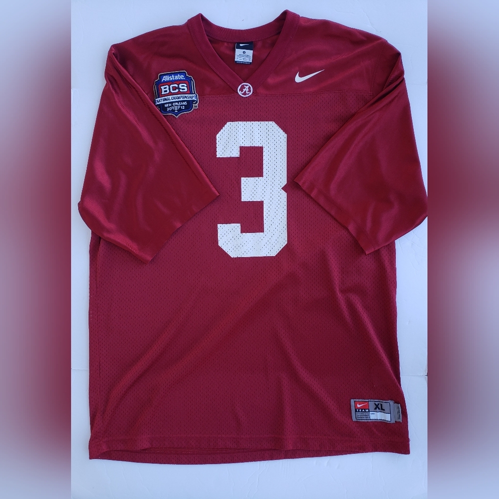 NIKE Alabama Crimson Tide 2012 BCS National Championship Jersey #3!!!